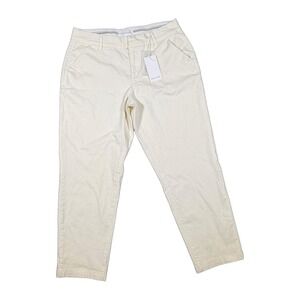Dear John Womens Off White Straight‎ Leg Chino Pants Size 31 New With Tags